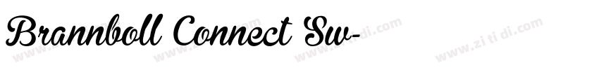 Brannboll Connect Sw字体转换